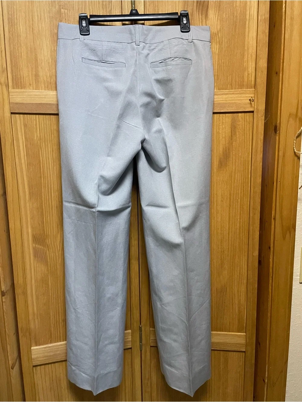 Banana Republic Women’s Light Gray Linen Blend Trouser Pants